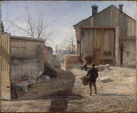ANSHELM SCHULZBERG Demolizione del vecchio orfanotrofio 1886