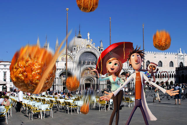 piovono polpette a San Marco