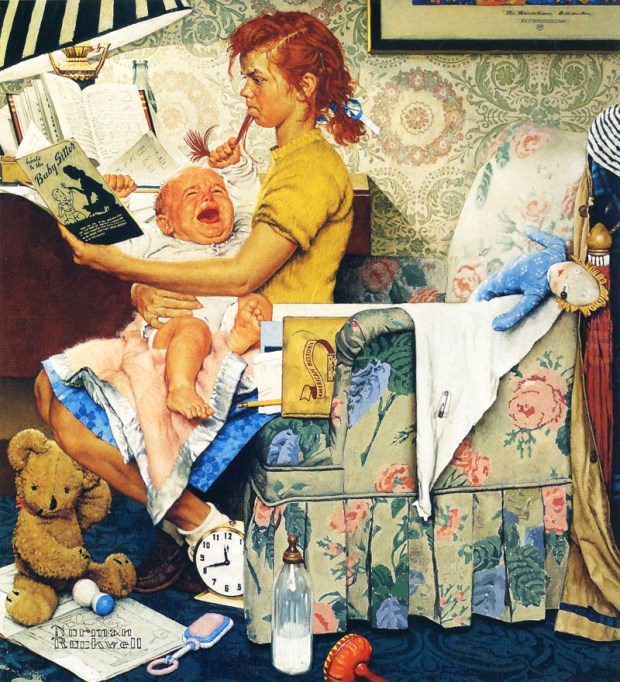 baby sitter di Rockwell