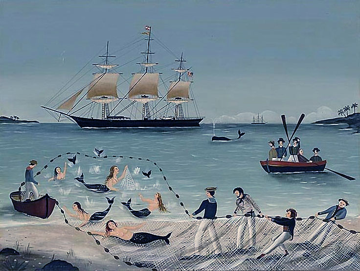 pesca delle sirene nella Italia