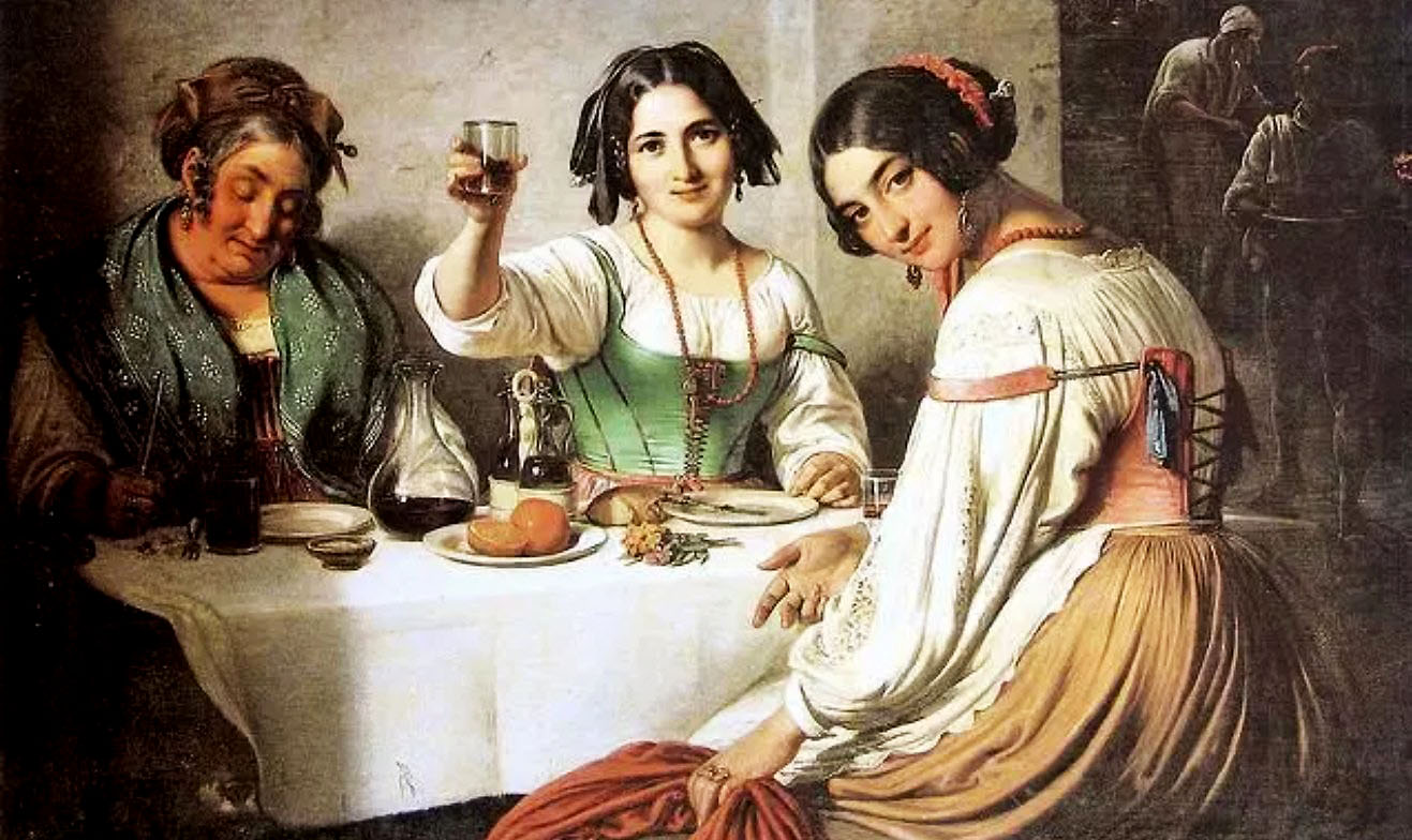 Osteria romana 1800